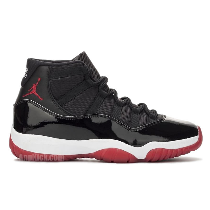 Air Jordan 11 Bred 2019 Black Red Release Date 378037 061 (4) - newkick.vip