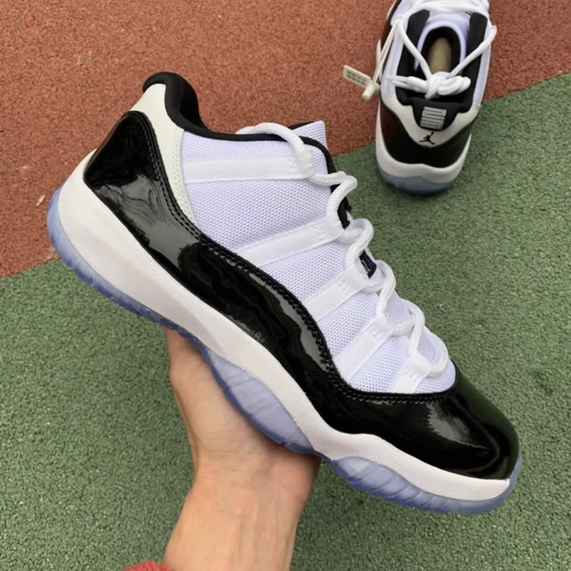 Air Jordan 11 Low Concord Mens Bg Gs Image White Black Aj11 Shoes 528896 153 528895 145 (1) - newkick.vip