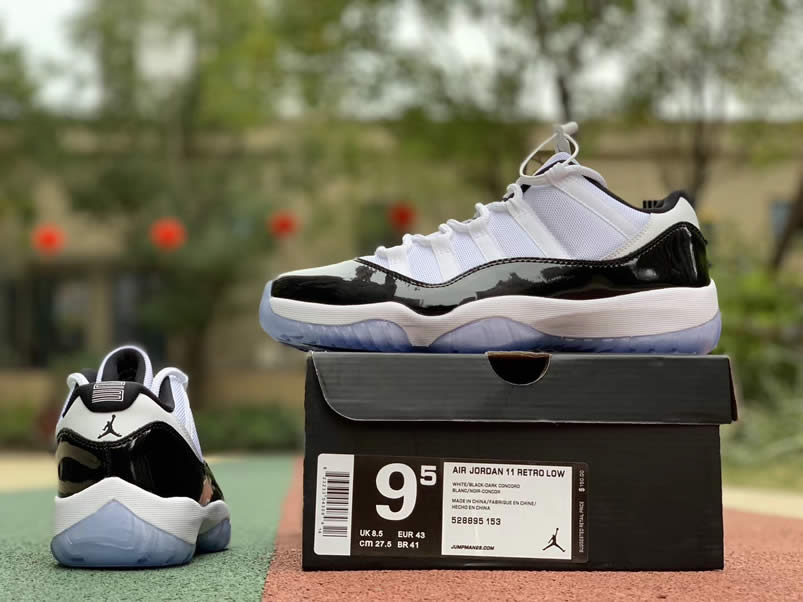 Air Jordan 11 Low Concord Mens Bg Gs Image White Black Aj11 Shoes 528896 153 528895 145 (11) - newkick.vip