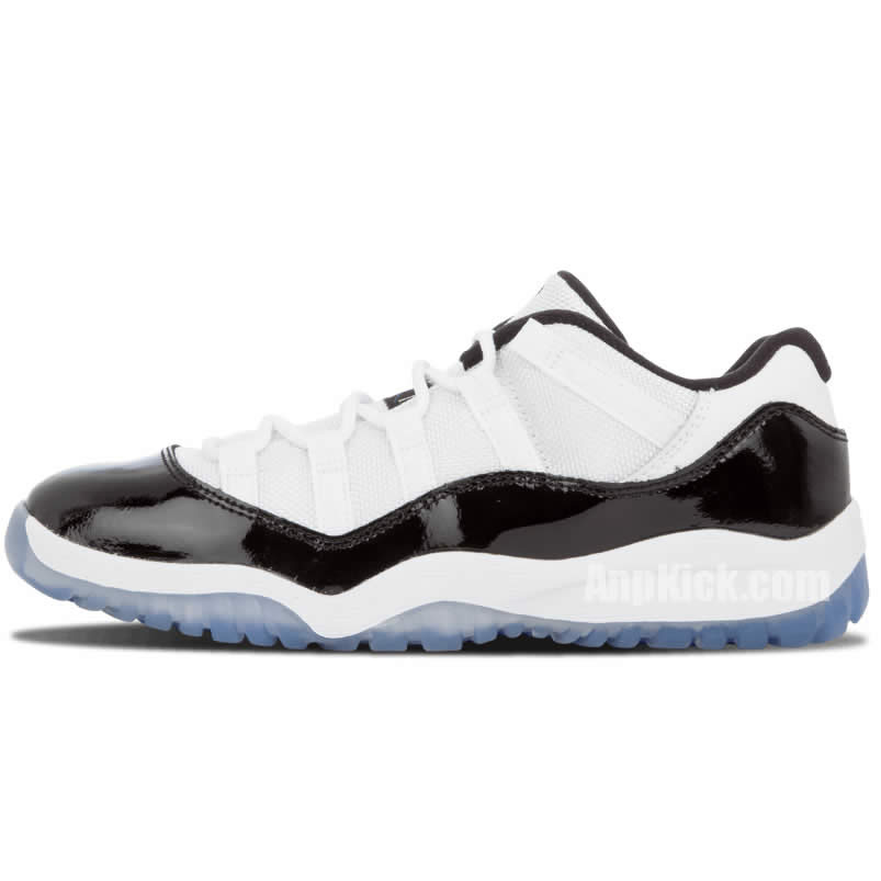 Air Jordan 11 Low Concord Mens Bg Gs White Black Aj11 Shoes 528896 153 528895 145 (1) - newkick.vip