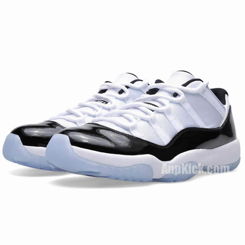 Air Jordan 11 Low Concord Mens Bg Gs White Black Aj11 Shoes 528896 153 528895 145 (3) - newkick.vip