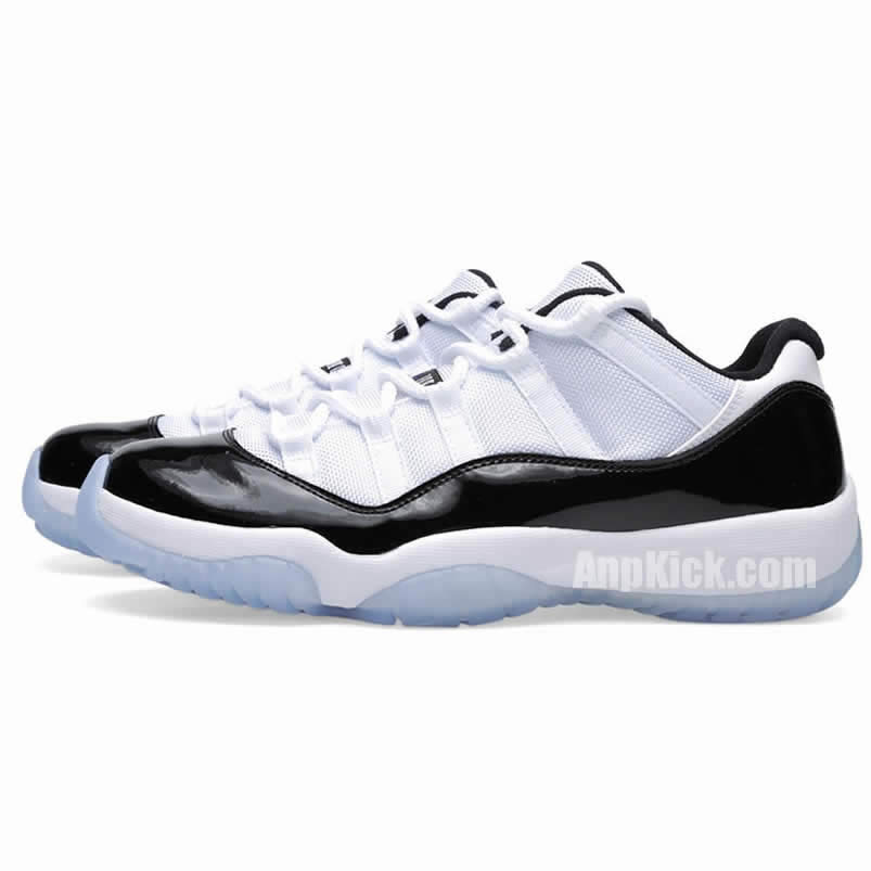 Air Jordan 11 Low Concord Mens Bg Gs White Black Aj11 Shoes 528896 153 528895 145 (4) - newkick.vip