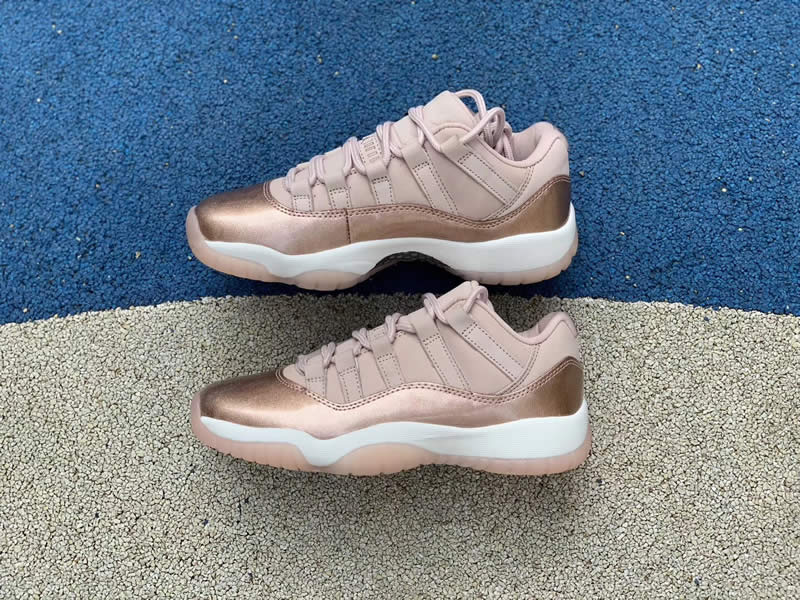 air jordan 11 low metallic red bronze rose gold price release date ah7860-105 detail pictures