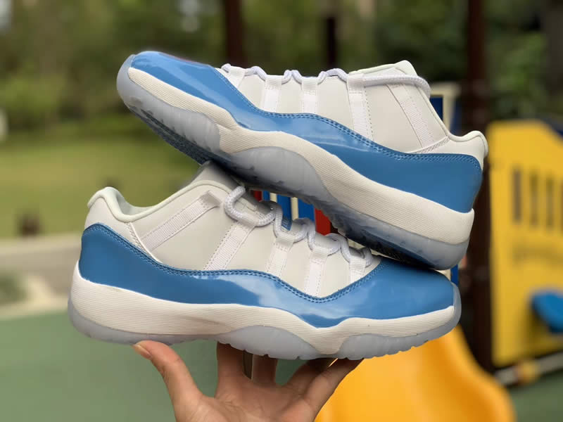 air jordan 11 low unc columbia blue white 528895-106 pics