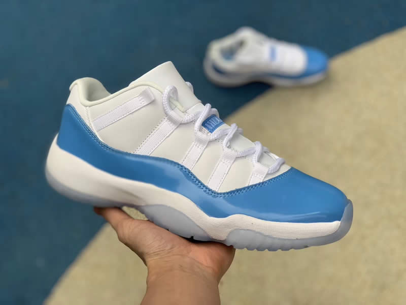 air jordan 11 low unc columbia blue white 528895-106 pics