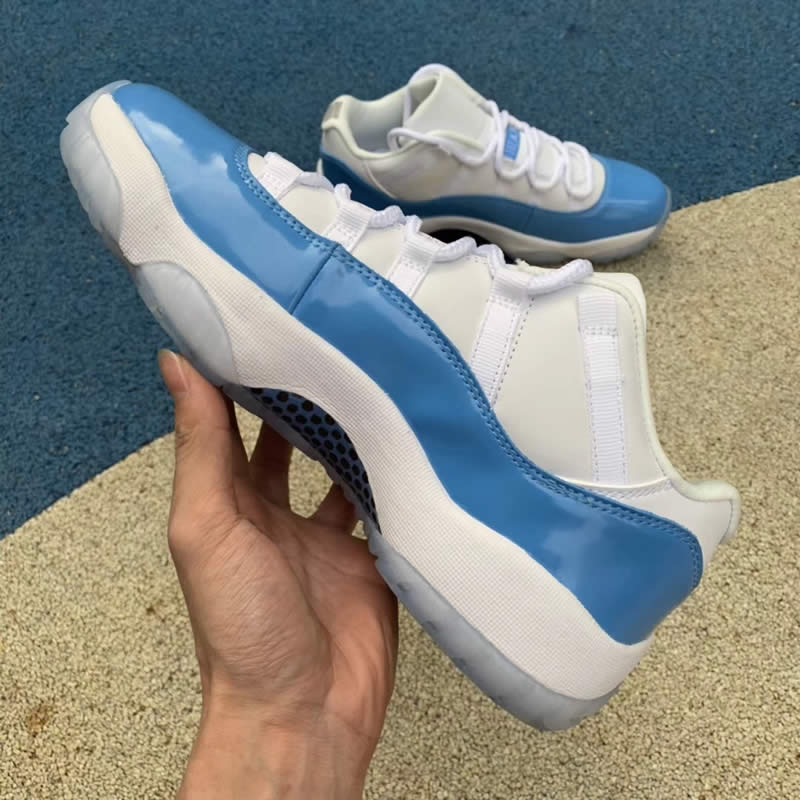 air jordan 11 low unc columbia blue white 528895-106 pics