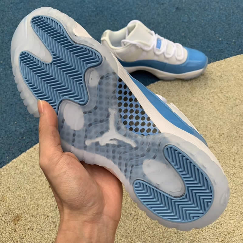 air jordan 11 low unc columbia blue white 528895-106 pics