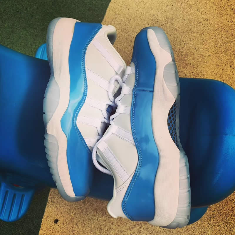 air jordan 11 low unc columbia blue white 528895-106 pics