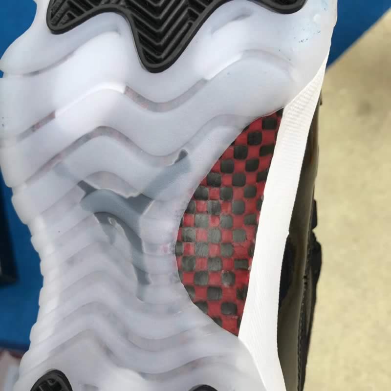 air jordan 11 retro 72 10 bulls black new jordan 11s detail images (13)