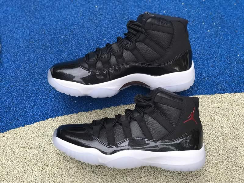 air jordan 11 retro 72 10 bulls black new jordan 11s detail images (14)