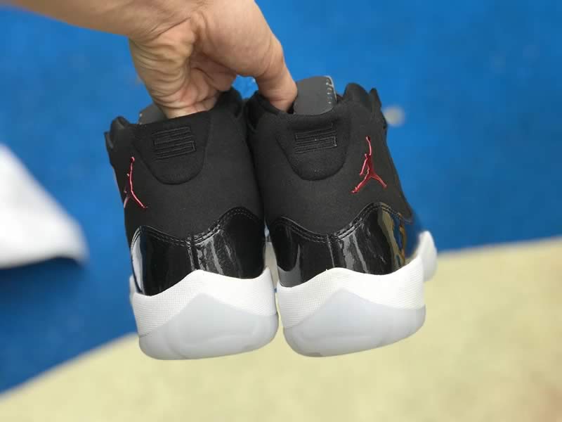 air jordan 11 retro 72 10 bulls black new jordan 11s detail images (16)