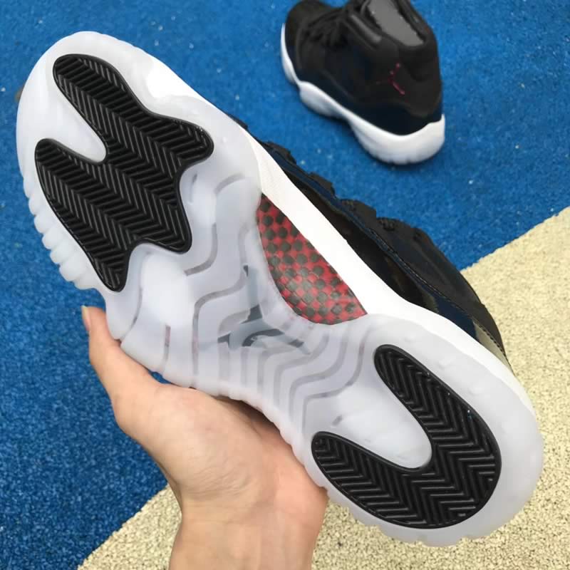 air jordan 11 retro 72 10 bulls black new jordan 11s detail images (4)