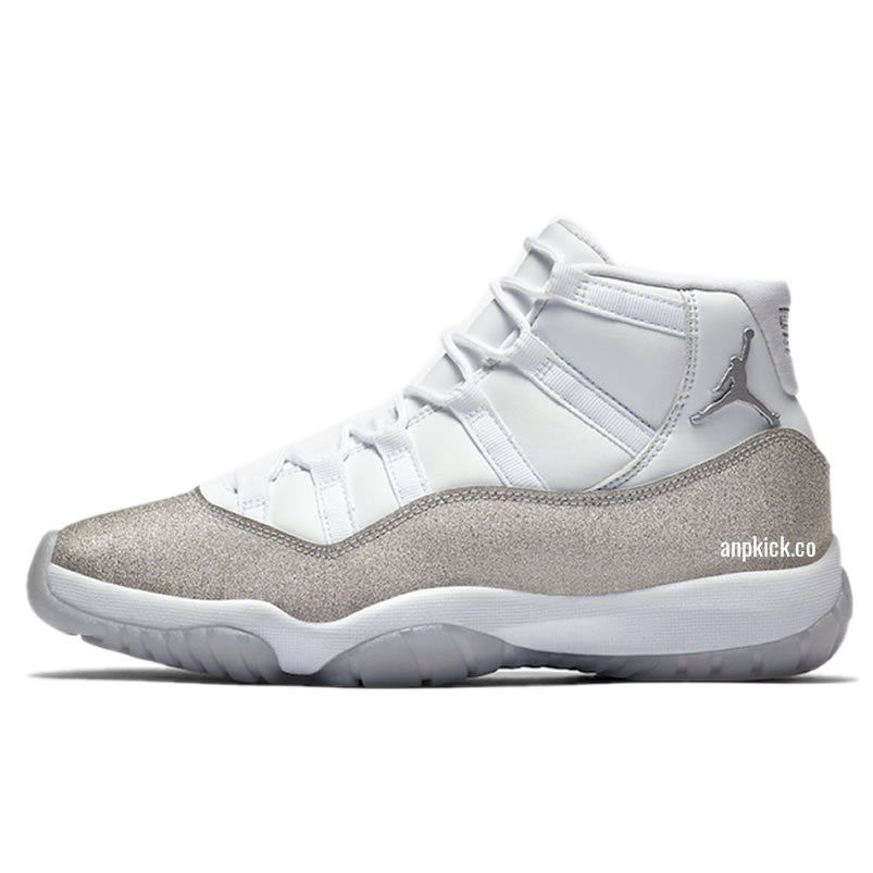 Air Jordan 11 Retro Wmns Metallic Silver Vast Grey Ar0715 100 (1) - newkick.vip