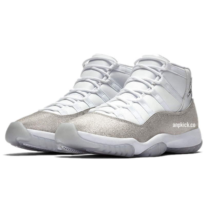 Air Jordan 11 Retro Wmns Metallic Silver Vast Grey Ar0715 100 (3) - newkick.vip