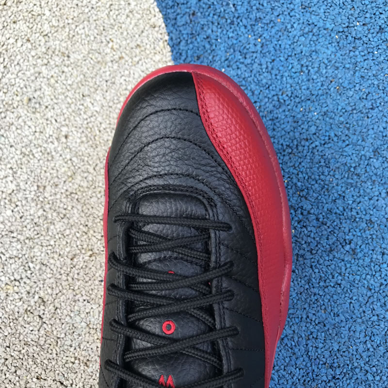 Air Jordan 12 Retro Flu Game Red And Black 12s For Sale Head