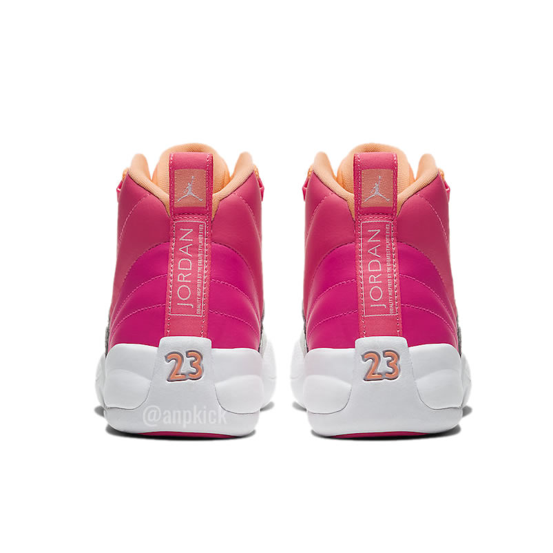 Air Jordan 12 Gs Hot Punch Racer Pink Release Date 510815 601 (5) - newkick.vip