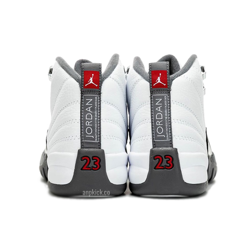 Air Jordan 12 White Dark Grey Gym Red Gs Release Date 130690 160 (5) - newkick.vip