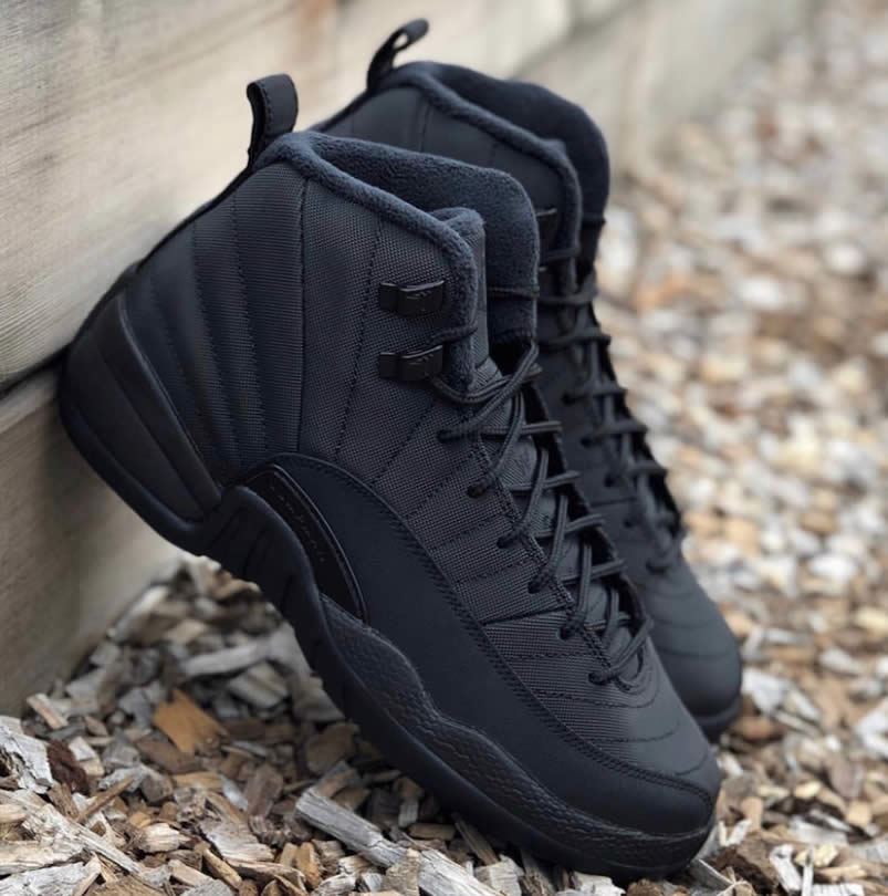 Air Jordan 12 'Winterized' Triple Black 2018 Price Release Date BQ6851-001