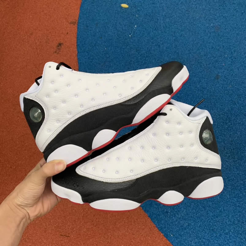 Air Jordan 13 'He Got Game' 2018 Black And White Pics Outfit For Sale 414571-104