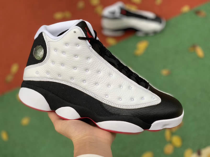 Air Jordan 13 'He Got Game' 2018 Black And White Pics Outfit For Sale 414571-104