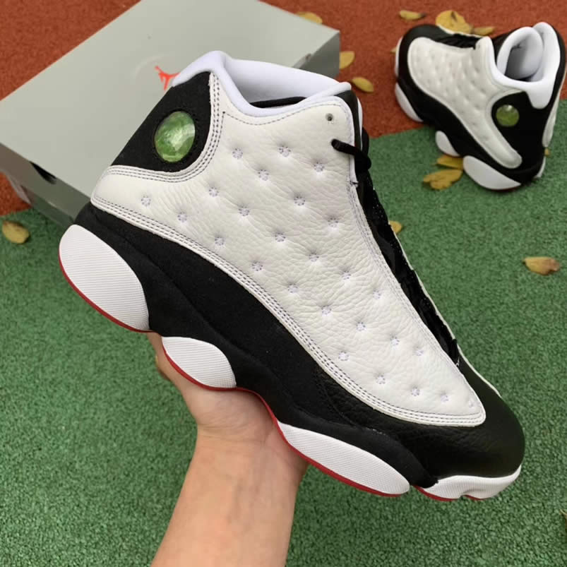 Air Jordan 13 'He Got Game' 2018 Black And White Pics Outfit For Sale 414571-104