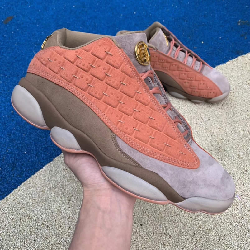 Clot x Air Jordan 13 Low 'Terracotta Warriors' Shoes For Sale AT3102-200 Pics