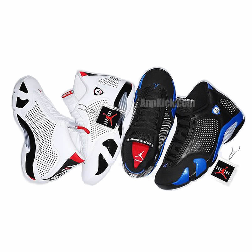 Supreme Air Jordan 14 Inspiration Black Blue Bv7630 004 White Bv7630 106 Where To Buy (2) - newkick.vip