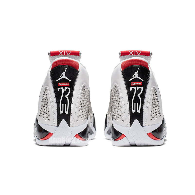 Supreme Air Jordan 14 Retro White Where To Buy Bv7630 106 (5) - newkick.vip