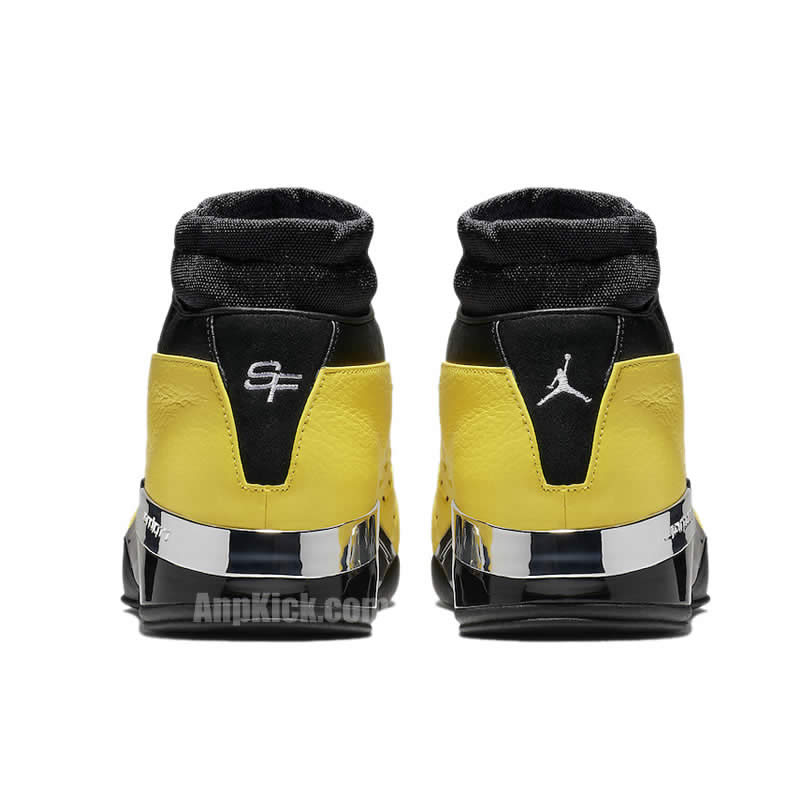 SoleFly x Air Jordan 17 Low 'Lightning' Shoes Yellow And Black