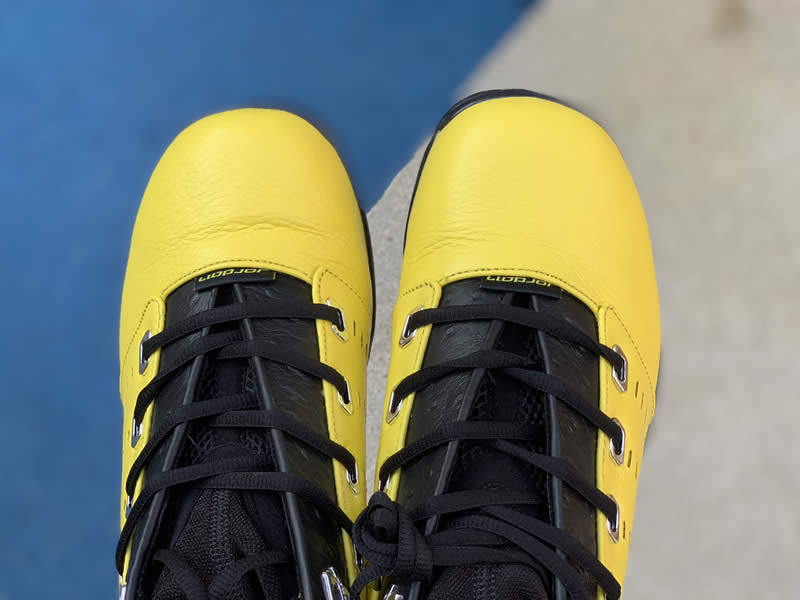 SoleFly x Air Jordan 17 Low 'Lightning' Shoes Yellow And Black