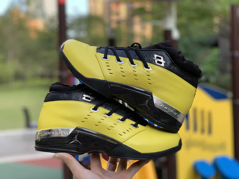 SoleFly x Air Jordan 17 Low 'Lightning' Shoes Yellow And Black