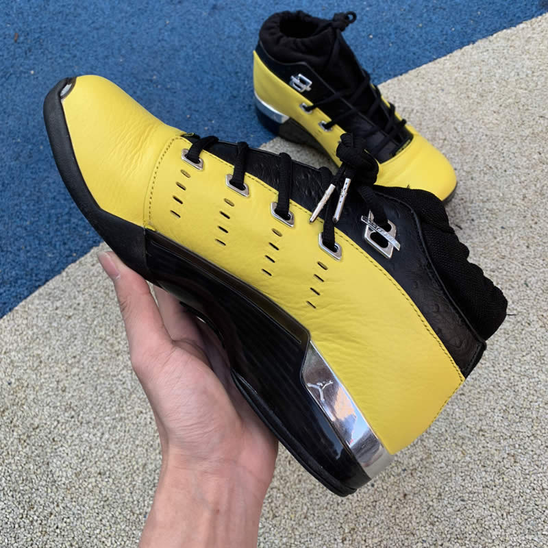 SoleFly x Air Jordan 17 Low 'Lightning' Shoes Yellow And Black