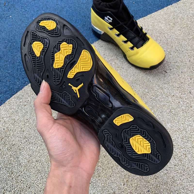 SoleFly x Air Jordan 17 Low 'Lightning' Shoes Yellow And Black