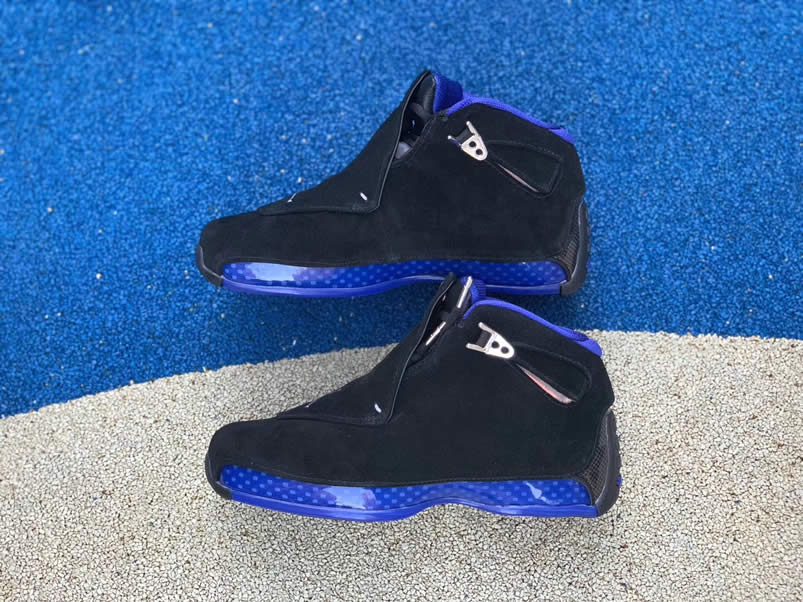 Air Jordan 18 'Black Sport Royal' Blue 2018 Release For Sale AA2494-007 Pics