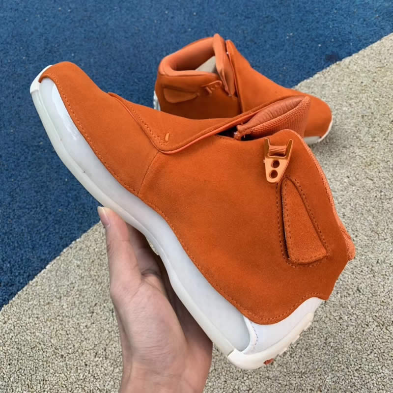 air jordan 18 toro campfire orange suede aa2494-801 release date 2018 pics