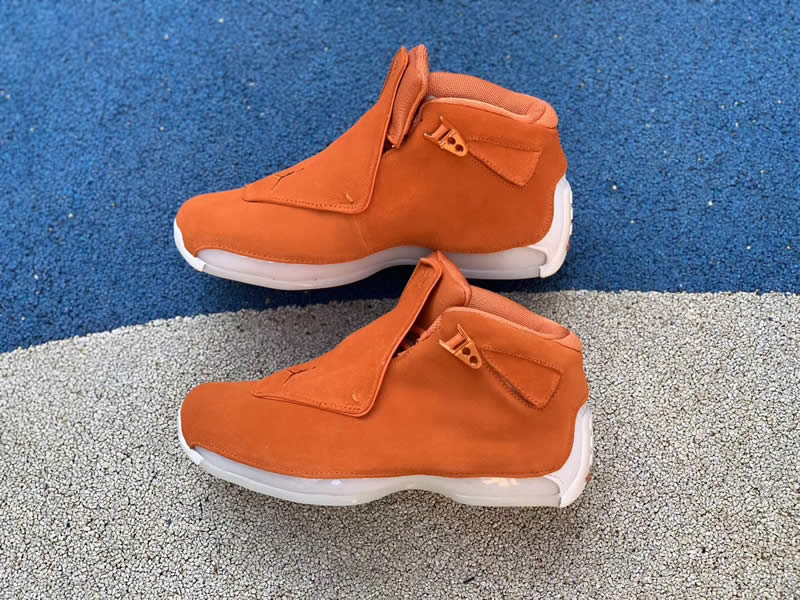 air jordan 18 toro campfire orange suede aa2494-801 release date 2018 pics