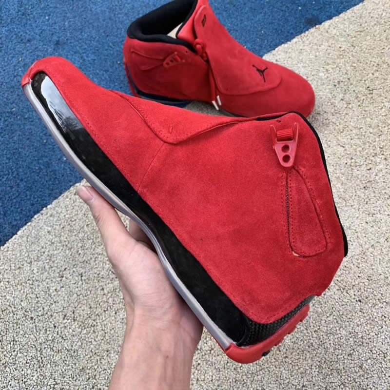 air jordan 18 toro gym red suede aa2494-601 release date 2018 pics