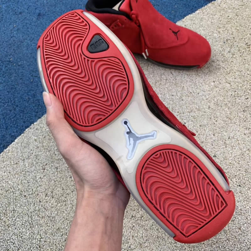 air jordan 18 toro gym red suede aa2494-601 release date 2018 pics