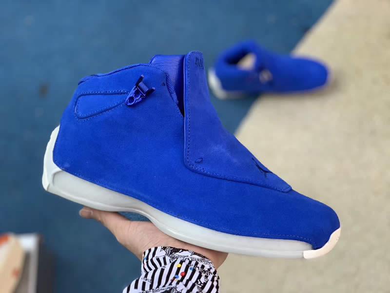 air jordan 18 toro racer blue suede aa2494-401 release date 2018 pics