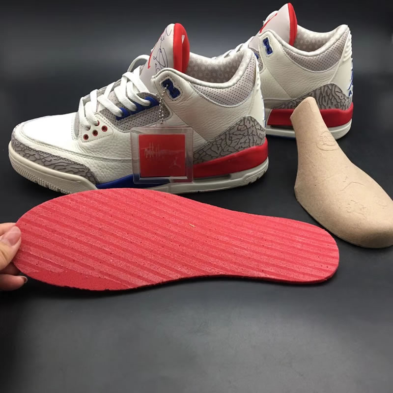 Air Jordan 3 'International Flight' / Charity Game / 'USA' Aka 136064-140 Inner Filler Image