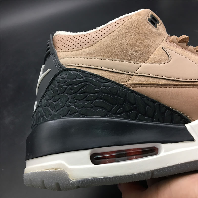 Justin Timberlakes Air Jordan 3 JTH NRG Bio Beige Suede AV6683 200 Detail Image 2