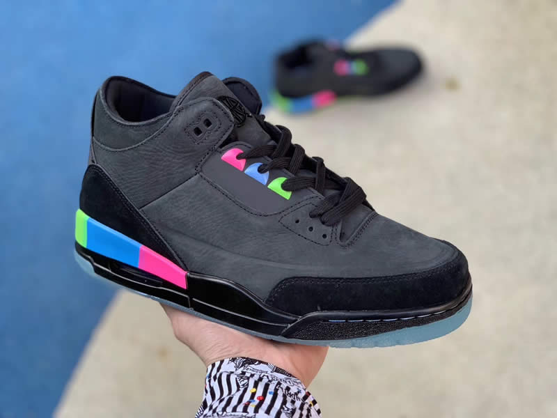 air jordan 3 quai 54 gs mens for sale on feet release at9195-001 pics