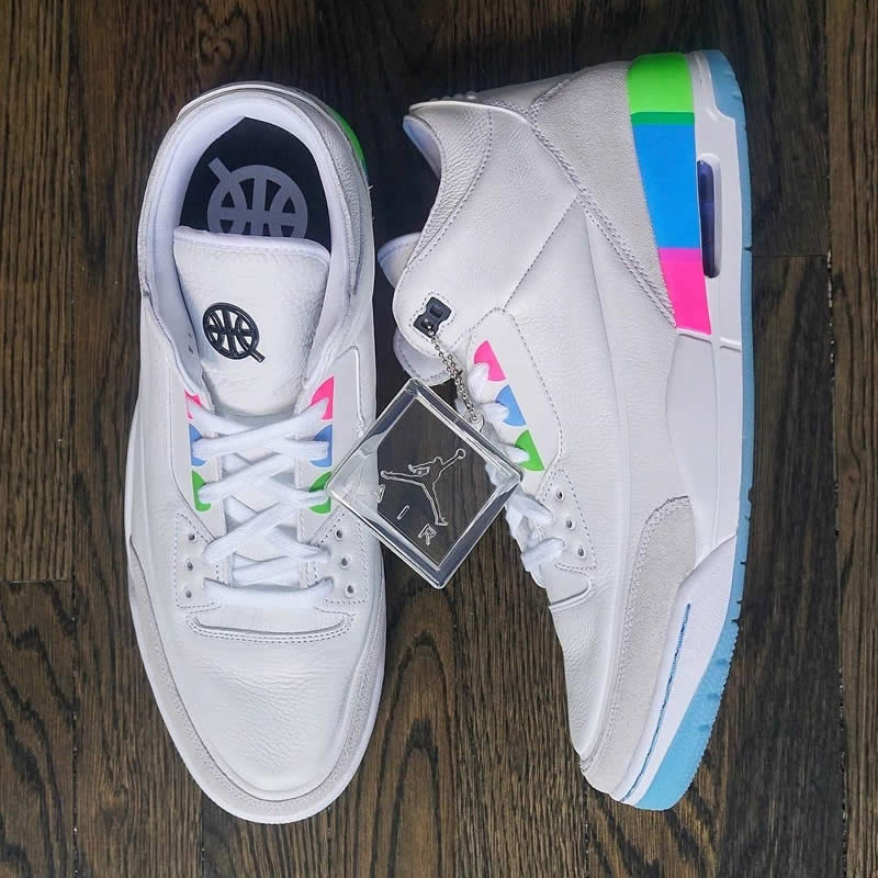 Air Jordan 3 'Quai 54' White Q54 For Sale On Feet Review Release AT9195-111