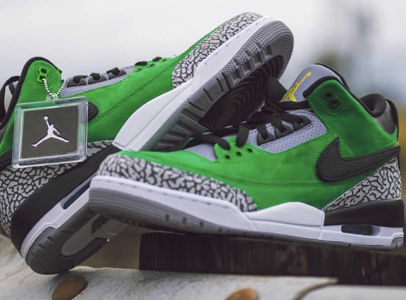 Air Jordan 3 Retro Tinker 'Oregon Ducks' PE Shoes AJ3-867493 Pics