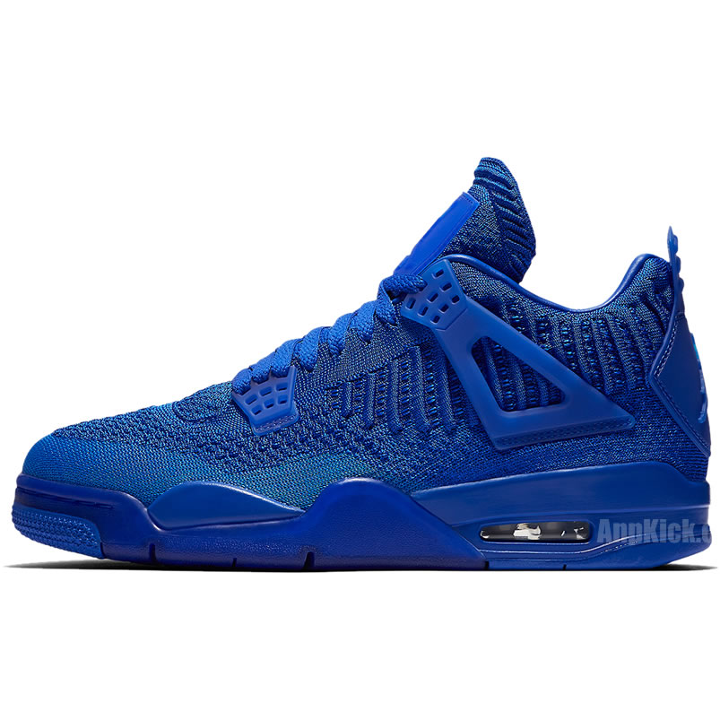 Air Jordan 4 Flyknit Royal Blue 2019 For Sale Aq3559 400 (1) - newkick.vip