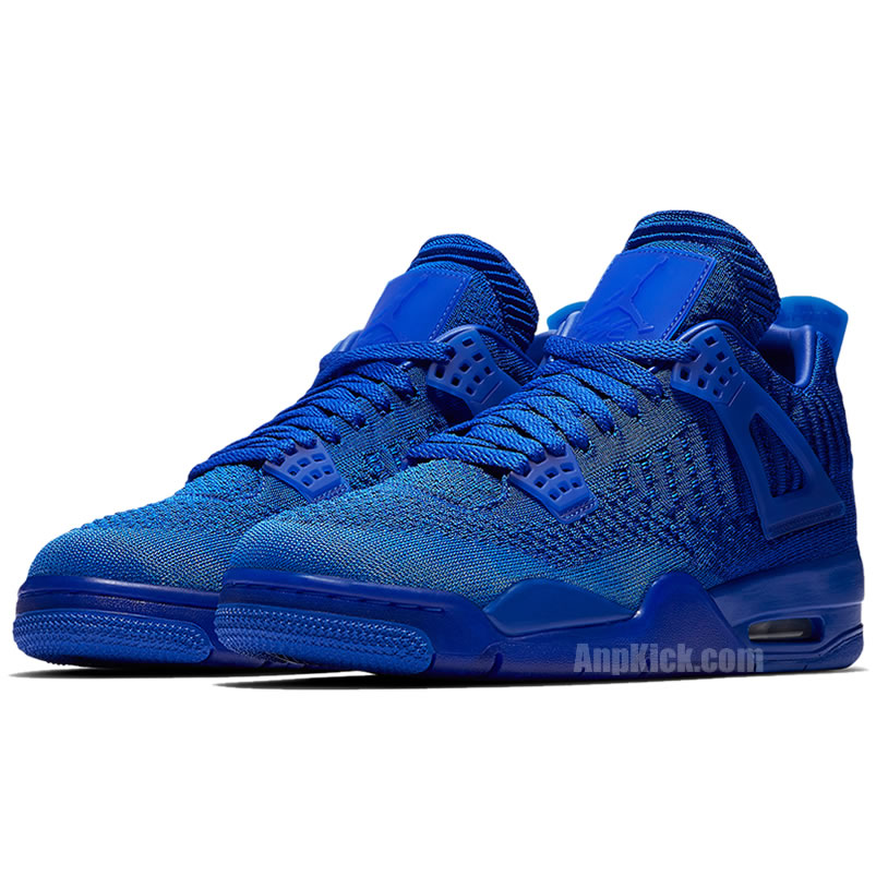 Air Jordan 4 Flyknit Royal Blue 2019 For Sale Aq3559 400 (3) - newkick.vip