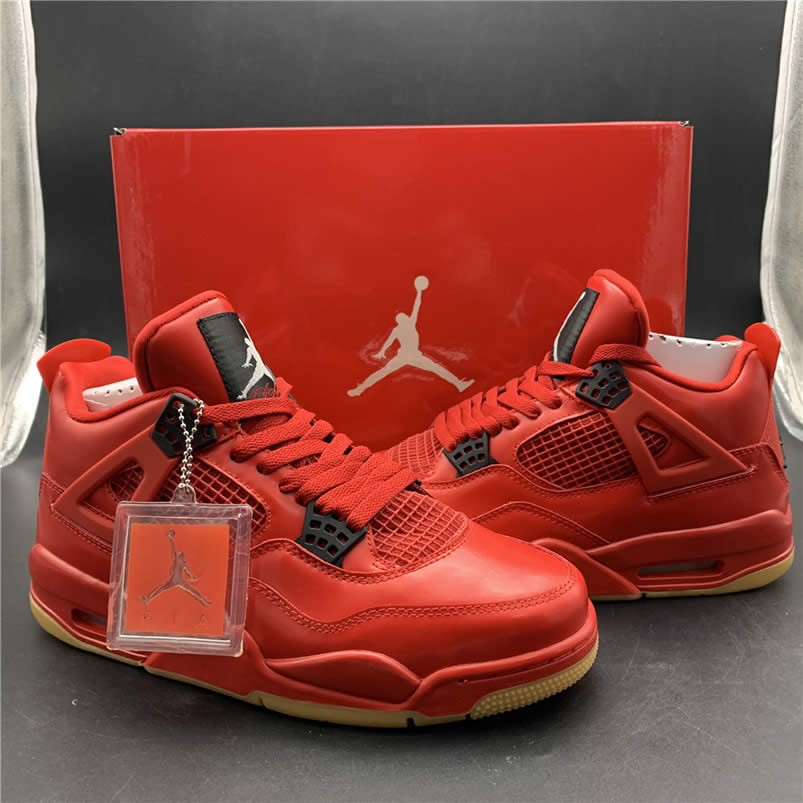 Air Jordan 4 NRG 'Singles Day' 2018 Fire Red AV3914-600 Pics