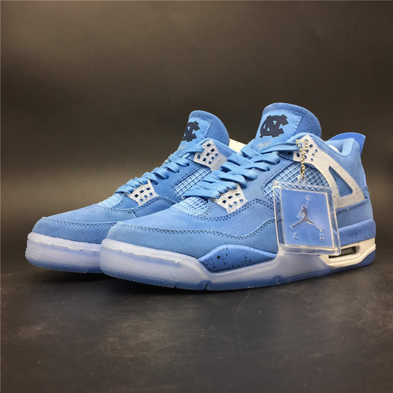 Air Jordan 4 Retro Unc 2019 Pe Sky Blue For Sale Aj4 1032070 (1) - newkick.vip