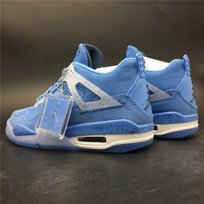 Air Jordan 4 Retro Unc 2019 Pe Sky Blue For Sale Aj4 1032070 (2) - newkick.vip