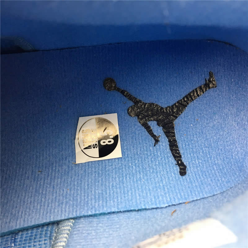 Air Jordan 4 Retro Unc 2019 Pe Sky Blue For Sale Aj4 1032070 (6) - newkick.vip